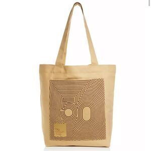 Bloomingdales 50th Anniversary canvas gift bag.